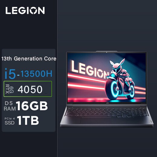 Lenovo LEGION Y7000P 2023 gaming laptop 16-inch  i7-13700H/16GB/1T SSD/4060 8G Separate graphics card/Grey Notebook