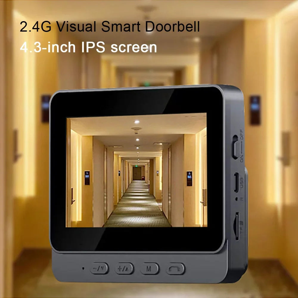 M6Plus Video Doorbell Camera Wifi IR Wireless Door Bell Motion Detection Alarm Home security Smart Home Door Bell Intercom