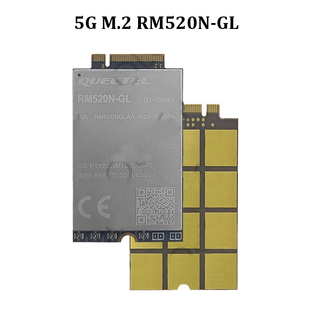 Cioswi 5G Module M.2 Slot for WIFI Router M.2. Connector GNSS 5G NR Sub-6GHz IoT Quectel RM502Q RM520N-GL FM150 CAT20 Modem