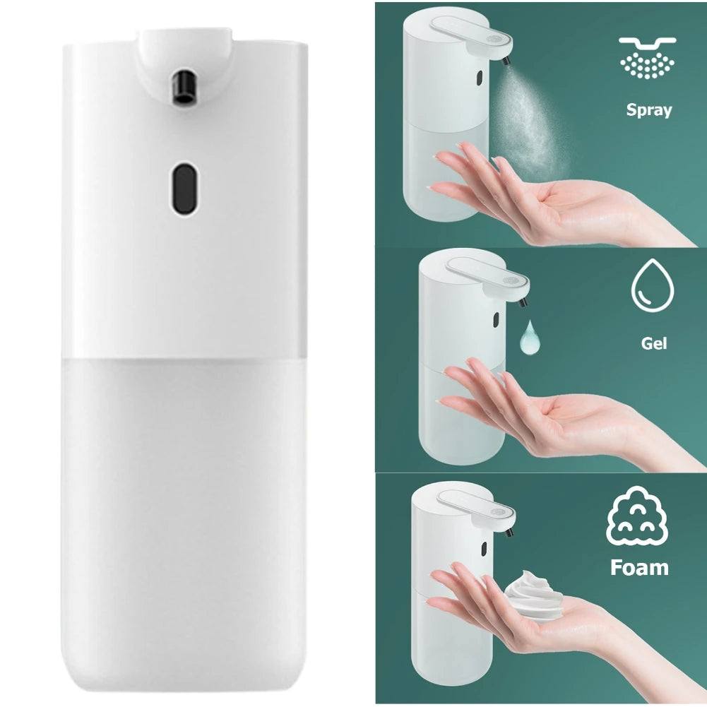 Automatic Soap Dispenser Hand Washing Gel Foam Spray Dispenser Infrared Sensing Kitchen Detergent Dispenser Non-contact Smart