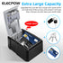 Elecpow Wall Mount Key Lock Box 4 Digit Password Code Security Lock No Key for Home Office Key Safe Secret Storage Box Organizer