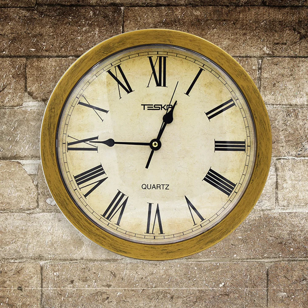 Jewelry Clock Safety Box Office Security Vintage Home Wall Hanging Storage Secret Pointer Watch Cash Retro