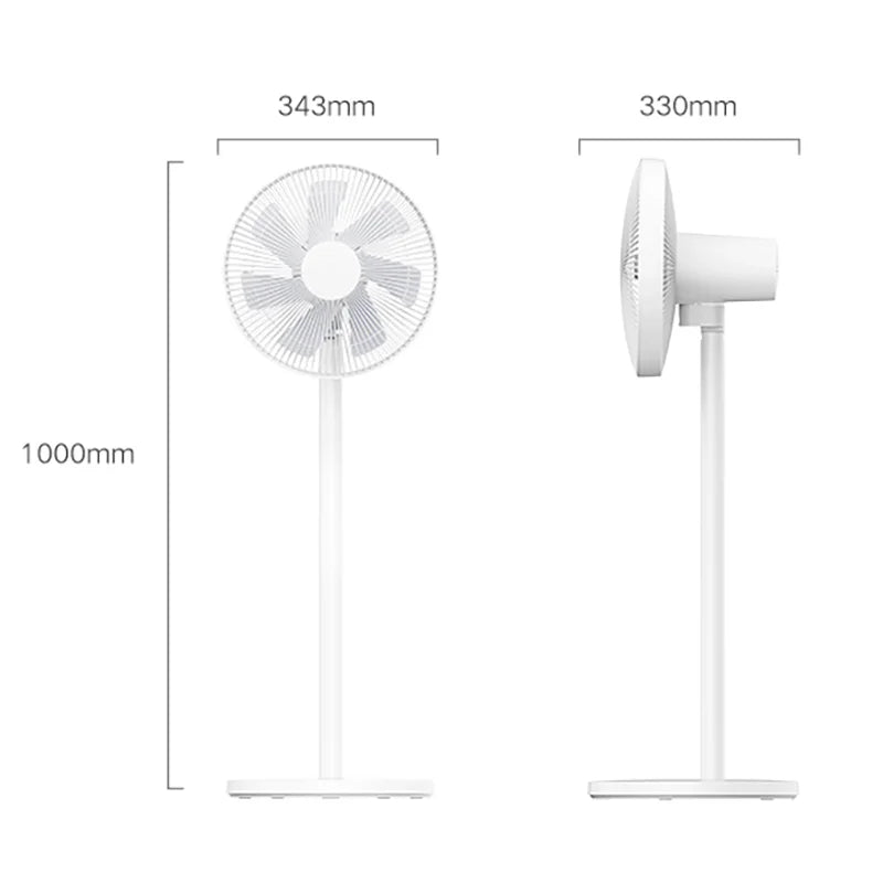 XIAOMI MIJIA Floor Fan Smart Standing Fan AC Frequency Conversion Electric Floor Standing Fan MI HOME App Control Timing Fan