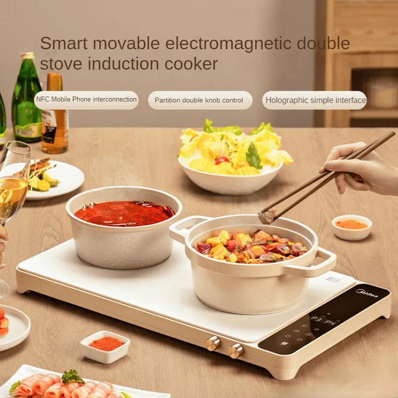 Induction Cooker Double Cooktop Movable Multifunctional Home Kitchen Hot Plate Electric Cooker Cocina Electrica موقد كهربائي