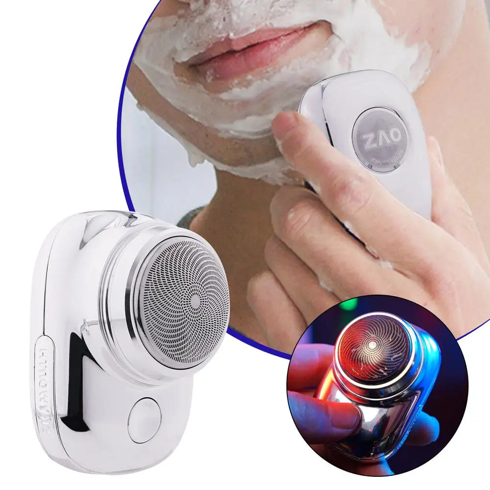 Electric Shaver Mini Portable Face Cordless Shavers Usb Rechargeable Wet And Dry Use Pocket Shaver For Short Beards