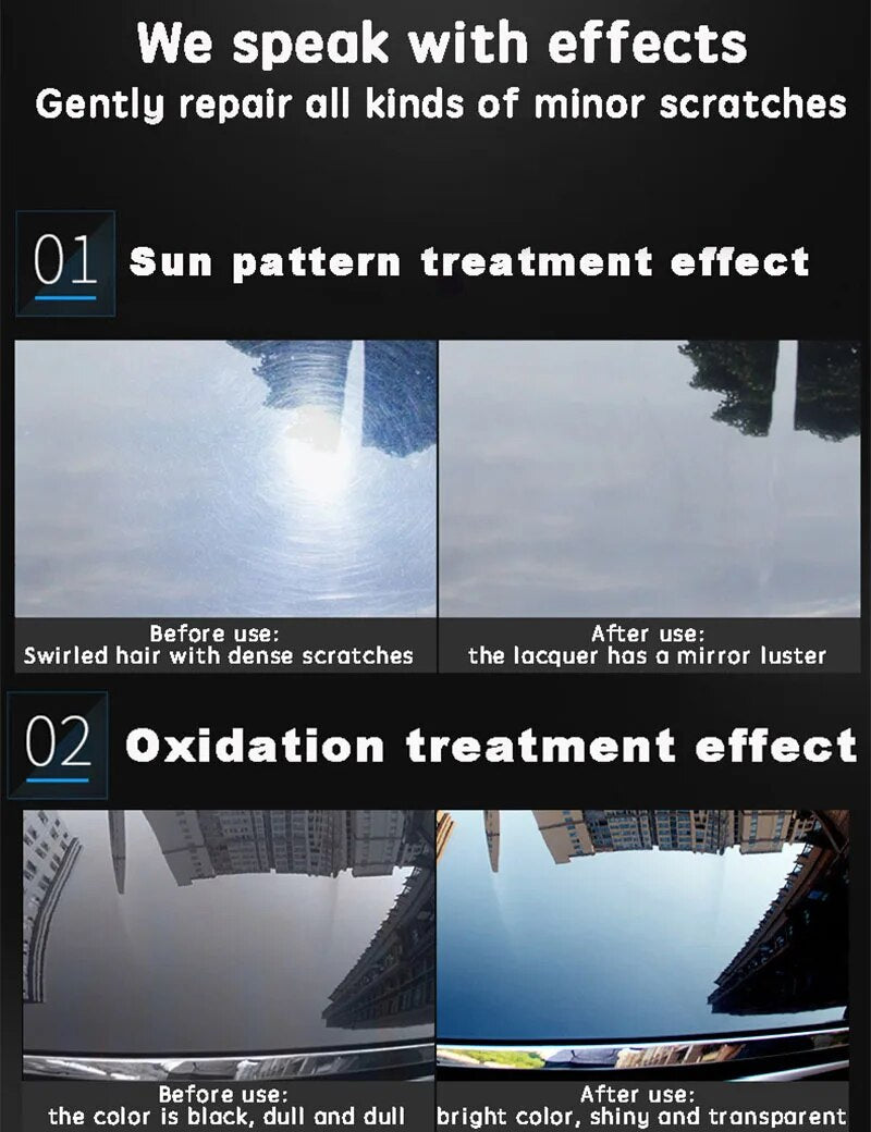 250ml Car Polish Car Wax Crystal Plating Set Covering Paint Surface Waterproof Film Coating Formula Hard Glossy Wax Layer