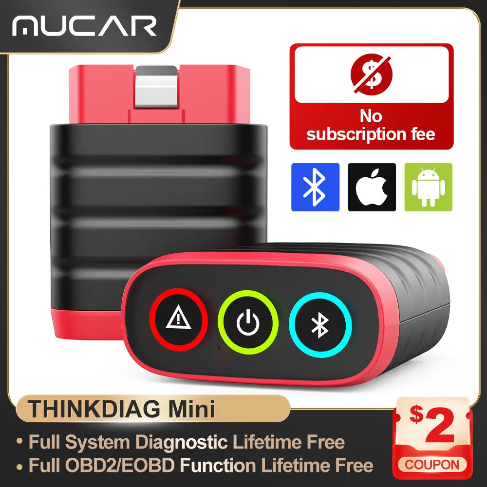 THINKCAR THINKDIAG MINI Auto OBD2 Scanner Full Systems Diagnostics All Car Lifetime Free Automotive Diagnosis Scan Tools