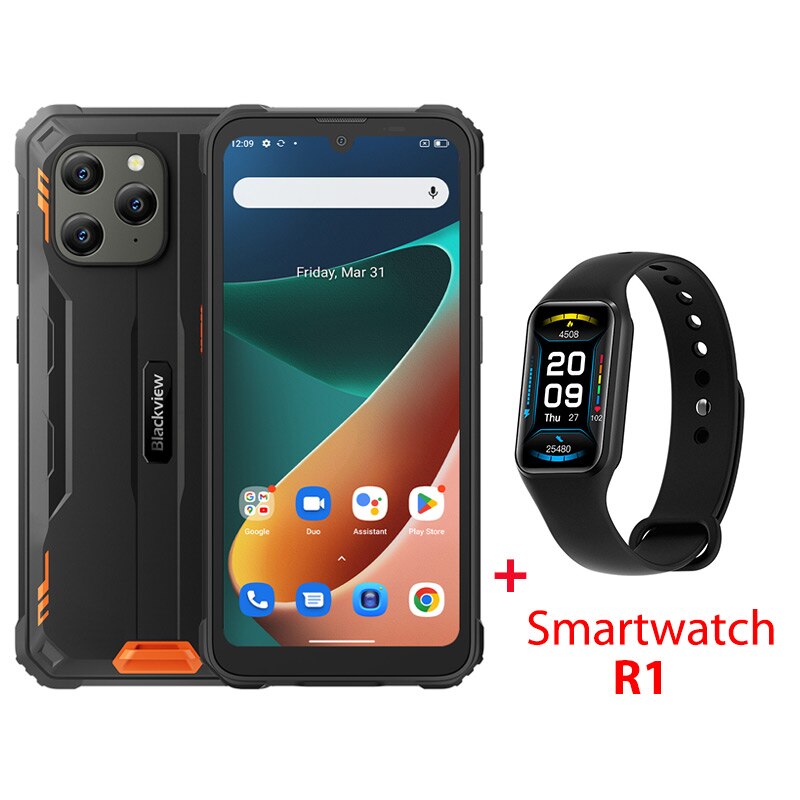 Blackview BV5300 Pro IP68 Waterproof Rugged Smartphone Android12 Phone P35 4GB 64GB Mobile Phone 13MP Camare 6580mAh Cellphone