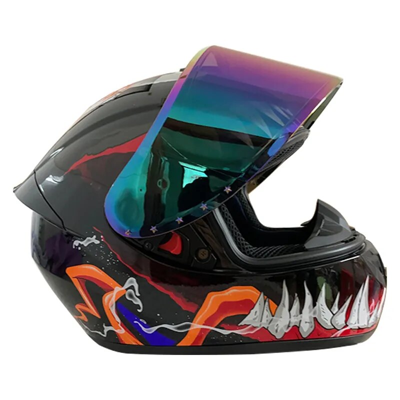 Bike Helmet Helmets for Motorcycles Integral Full Face for Enduro Winter Snowmobile With Anti-fog Men and Women Helmet