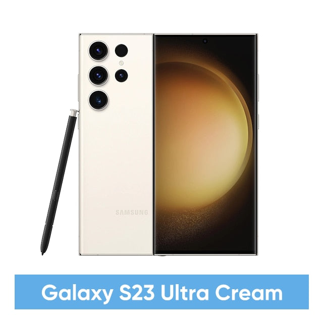 New Samsung Galaxy S23 Ultra 5G Mobile Phone 256GB/512GB Snapdragon 8 Gen 2 120Hz AMOLED 2X Display Android13 45W Fast Charging