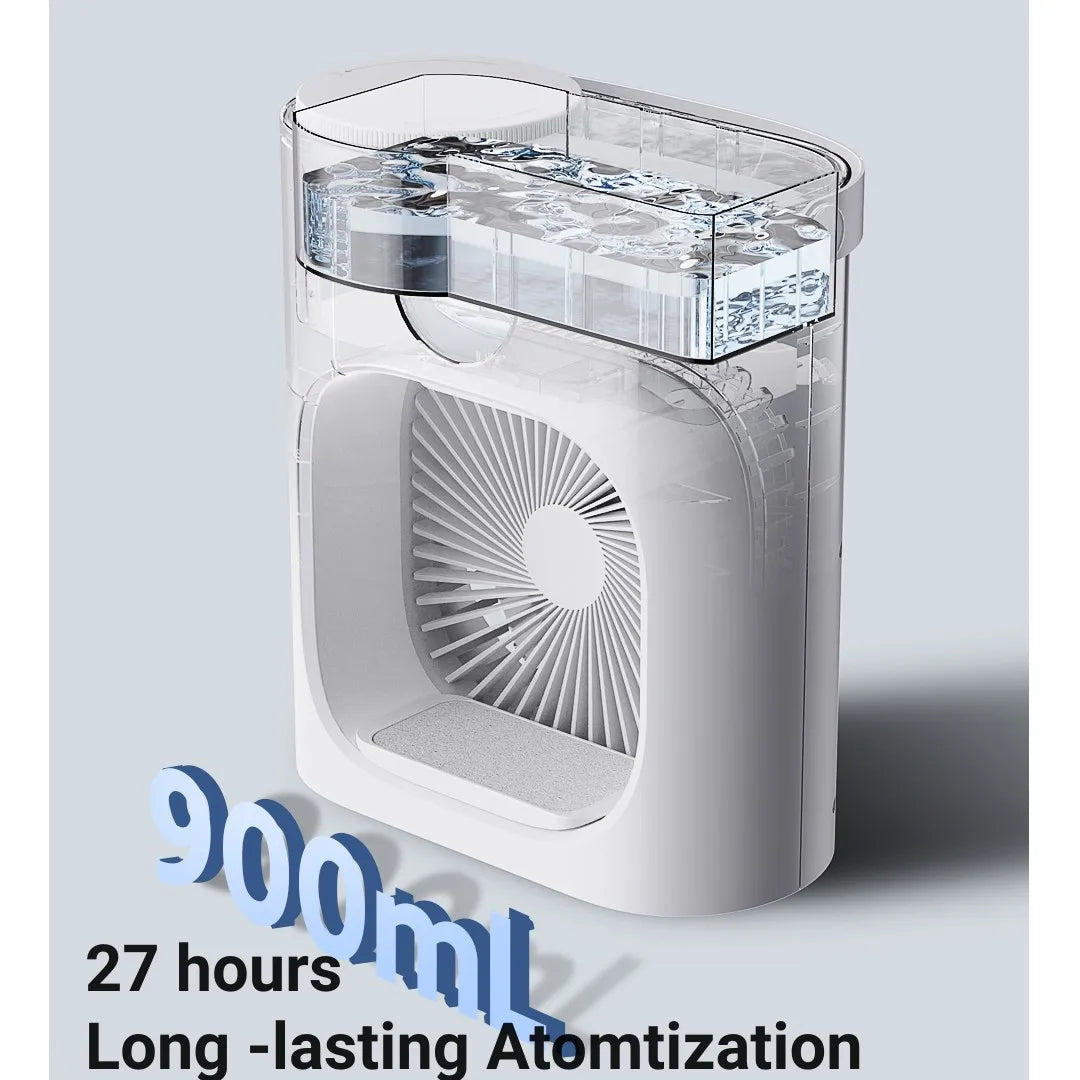 Lydsto Portable Air Conditioner Desktop Fans Air Cooler 900ml Water Cooling Spray Fan USB Desktop Humidification Fan Air Cooling