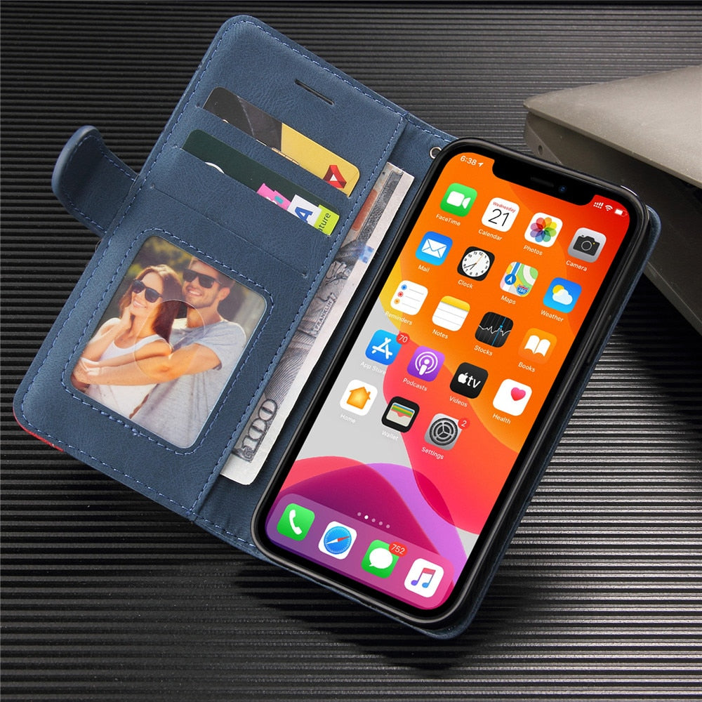 OPPO Reno7 Case Leather Wallet Flip Cover OPPO Reno7 5G Phone Case For OPPO Reno 7 4G Case
