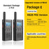 Retevis Mini Walkie Talkie Rechargeable Walkie-Talkie 2 pcs included PTT PMR446 Long Range Portable Two-way Radios For Hunting