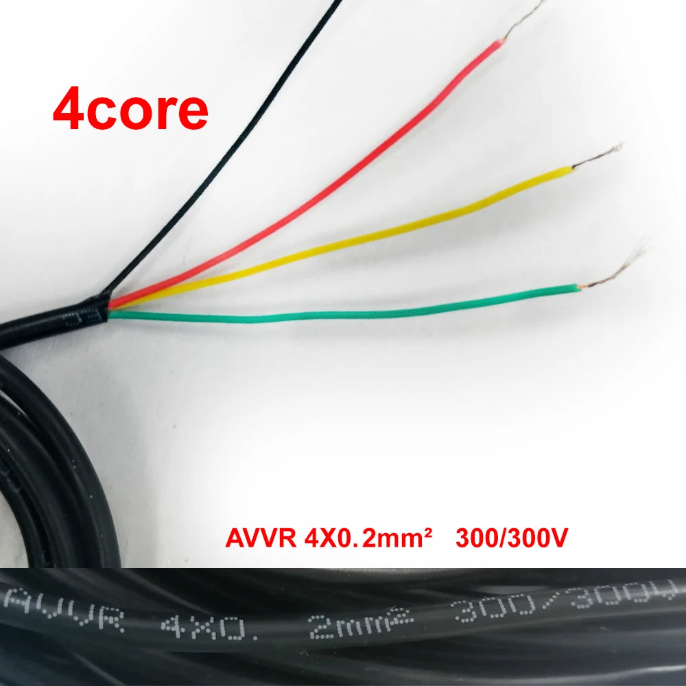Anjielosmart 10M/20M/30M Video Extend Cable 4x0.2mm Tinned Copper Wire for Video Intercom System
