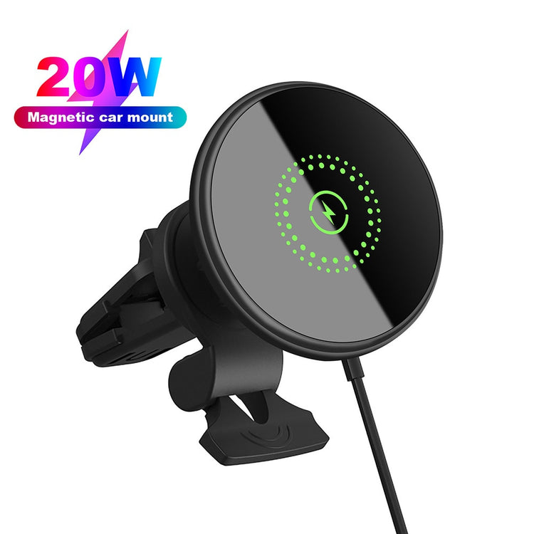NEW 30W Magnetic Car Wireless Charger Air Vent Holder for iPhone 12 13 14 Pro Max Mini Fast Car Charging Phone Stand Chargers