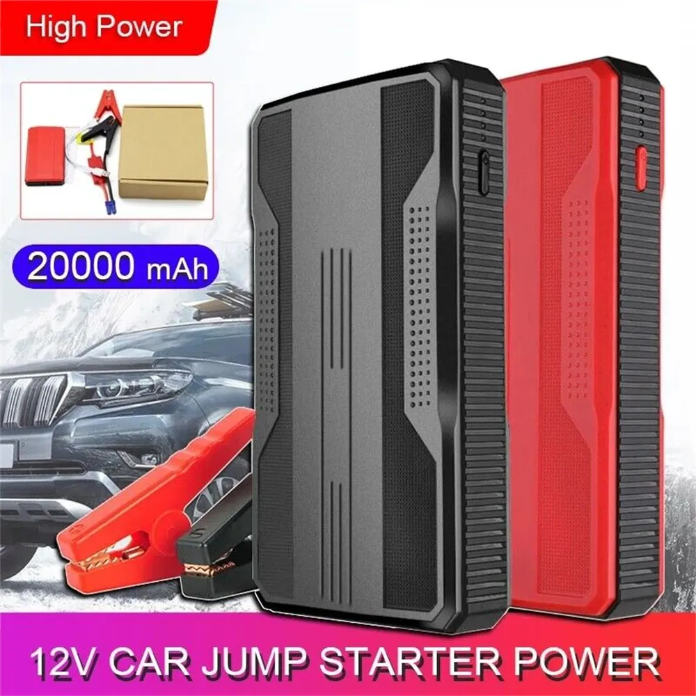 20000mAh High Power Car Battery Jump Starter Portable Car Battery Booster Charger Booster Power Bank Starting Device USB Port