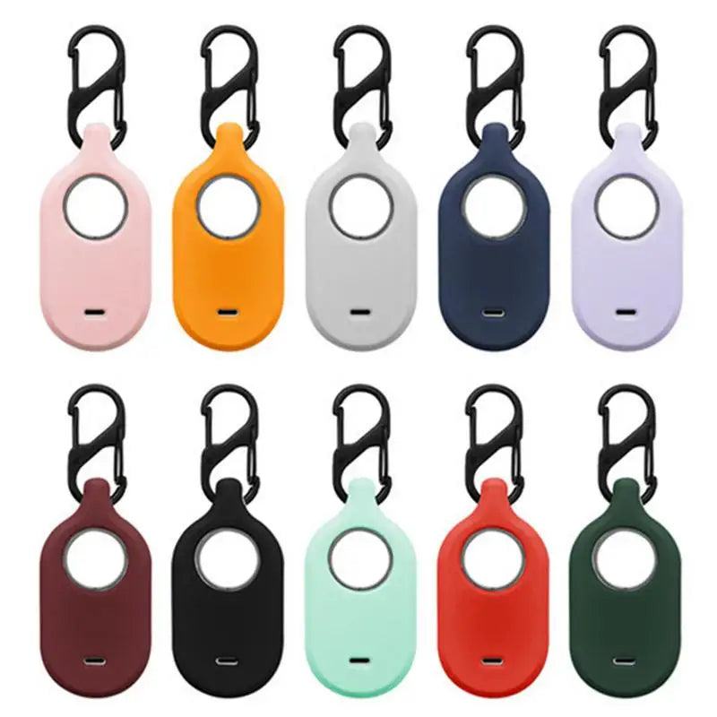 GalaxySmartTag 2 Locator Holder Case Shockproof Thick Silicone Shell GPS Trackers With Keychain Locator Protector