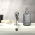 500ml Soap Shampoo Dispenser Transparent Liquid Hand Soap Glass Thickened Bottle Stainless Steel Pump Bathroom Soap Dispensers