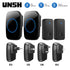 Self Powered Waterproof Wireless DoorBell Door Bell Chime Kit Smart Home No Battery Electric EU UK US Plug 1 2 Button Receiver