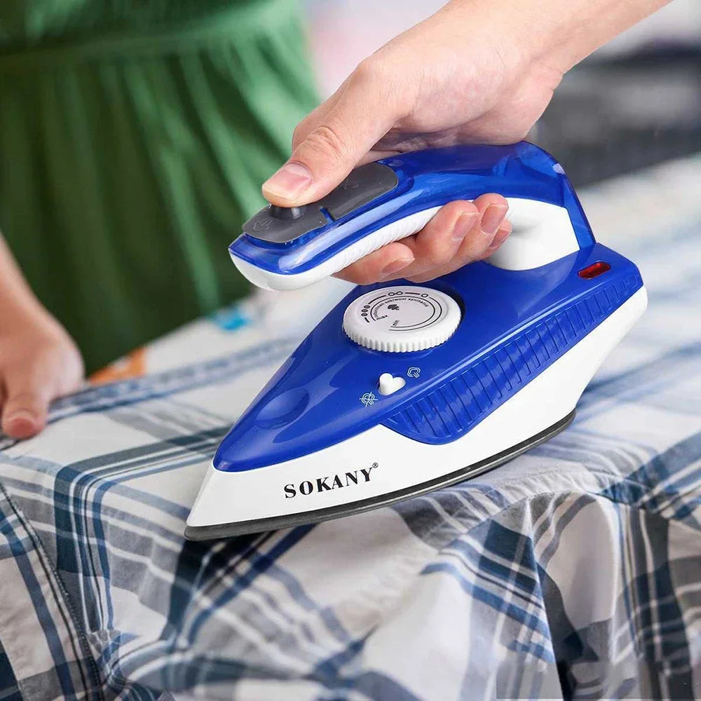 Steam Iron for Clothes,1000 Watt High Power Electric Iron Portable Mini Garment Iron,Auto-Off,for Home Travel