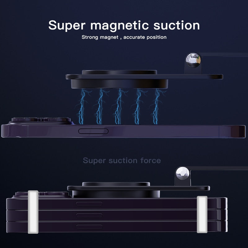 Magnetic Wireless Charger Phone Holder Stand for Magsafe iphone 14 13 12 pro max Fast Charging Station