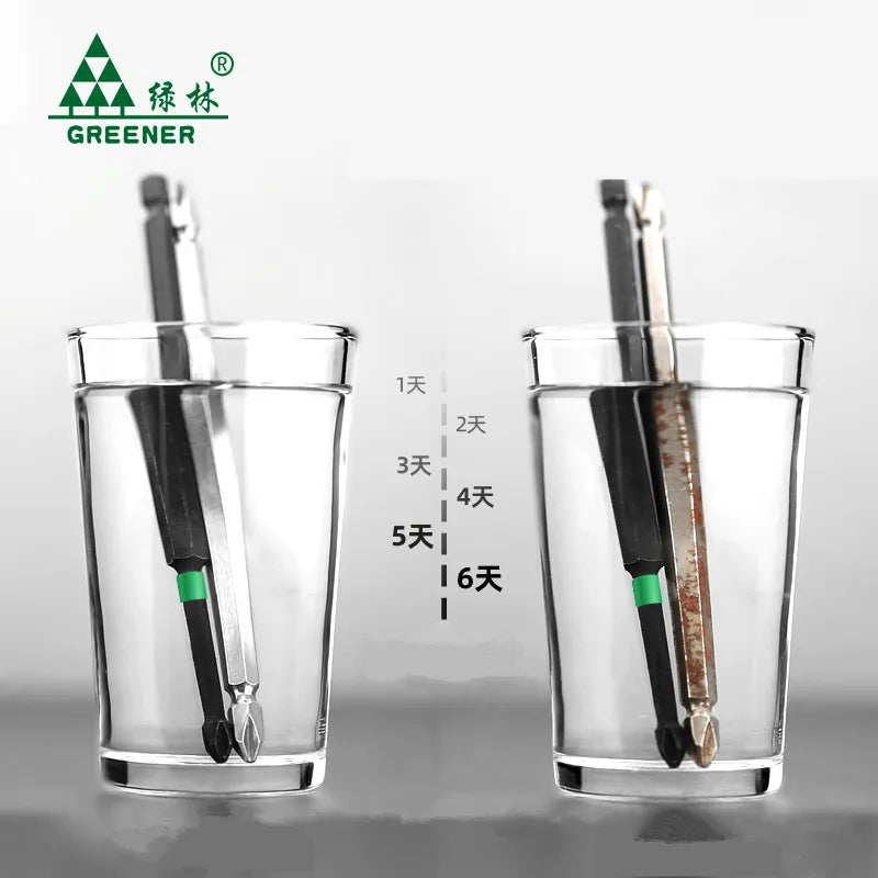 25-150mm impact strong magnetic screwdriver head anti slip high hardness PH2 cross hand electric drill screwdriver head set