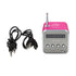 Digital FM Radio FM Radio With LCD Display Wireless Walkman Radio With Audio Line Charging Cable LCD Display 3.5mm Interface