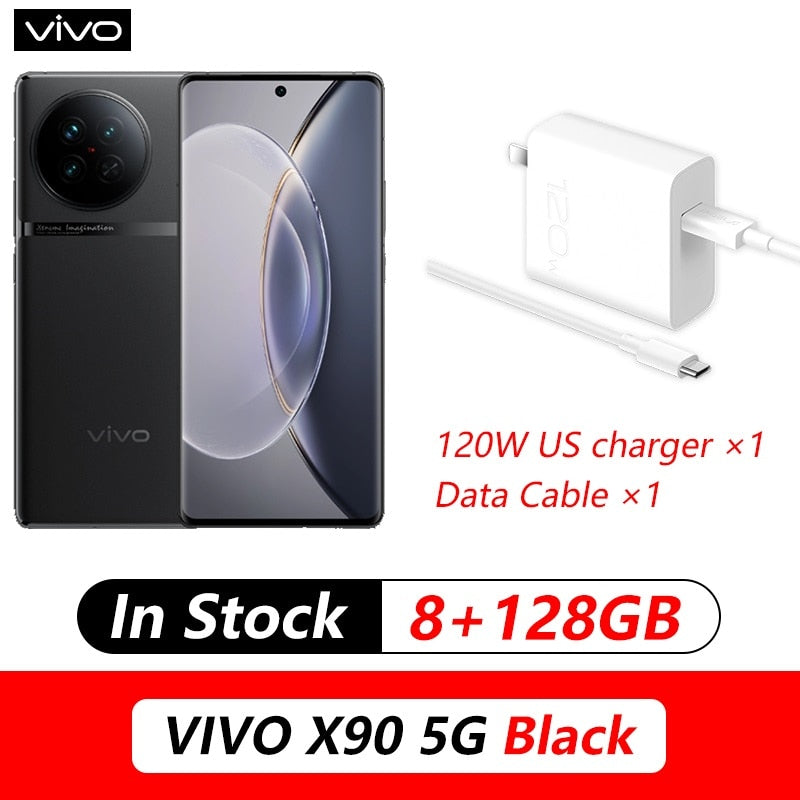 VIVO X90 5G Mobile Phone 6.78 inch AMOLED Dimensity 9200 Octa Core 120W SuperFlash Charge 50M Triple Camera NFC