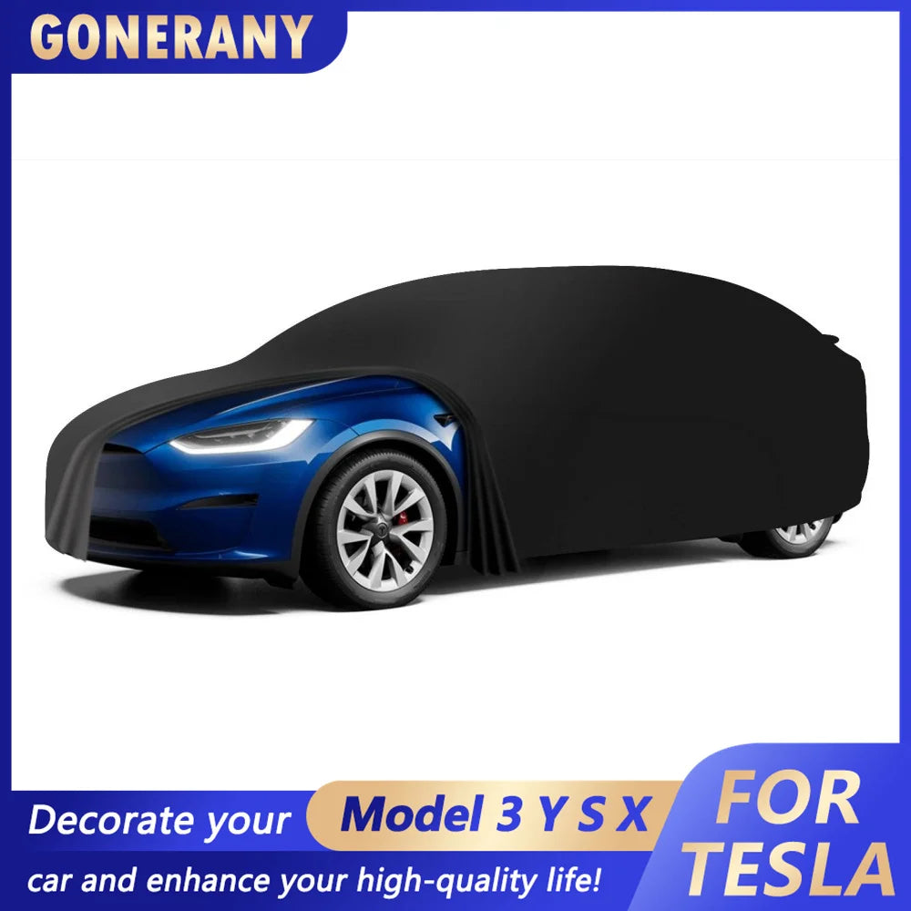 For Tesla Model X S 3 Y Car Cover Sedan Cover UV Protection Windproof Dust Proof Scratch Proof Outdoor Full Car Cover