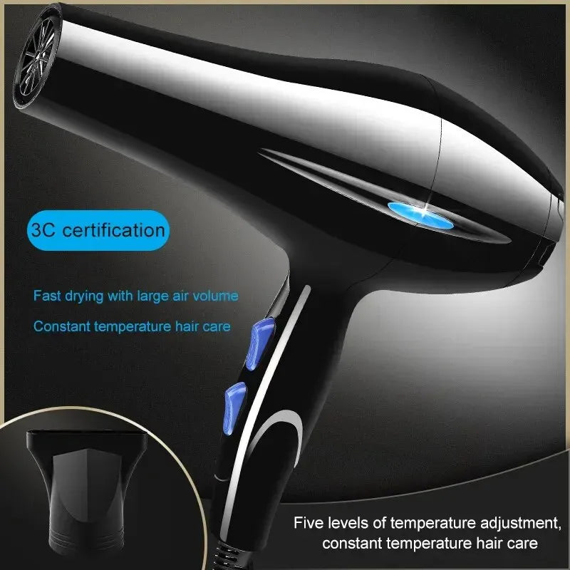 Negative Ion Hair Dryer Constant Temperature Hair Care without Hurting Hair Light and Portable Essential for Home and Travel