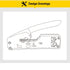 AMPCOM RJ45 Crimper Pass Through RJ45 Crimping Tool For CAT6 CAT5E Pass Thru Ethernet Modular Plugs 8P8C RJ11 Connectors