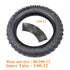Off Road Front Tire 60/100-14 with Inner Tube 2.50-14 Rear 80/100-12 3.00-12 for Dirt Pit Bike Motocross Off Road Motorcycle