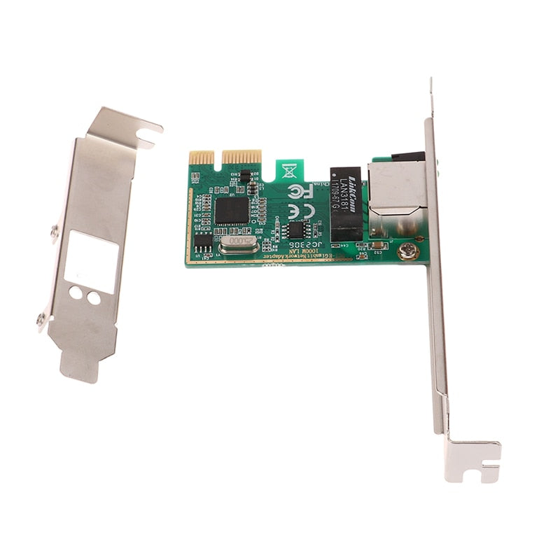 1000Mbps Gigabit Ethernet PCI Express PCI-E Network Card 10/100/1000M RJ-45 RJ45 LAN Adapter Converter Network Controller