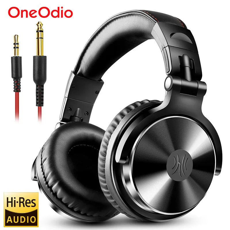Oneodio Over Ear Headphones Hifi Studio DJ Headphone Wired Monitor Music Gaming Headset Earphone For Phone Computer PC With Mic