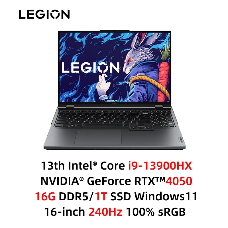 Lenovo Y9000P Gaming 2023 Laptop 13th i9-13900HX/i7-13700HX /16G/1T SSD/NVIDIA RTX 4090/4080/ 2.5K 240Hz 16inch Game Notebook PC