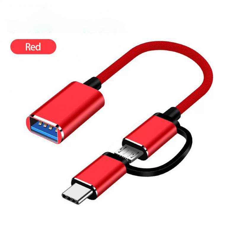 Type C To USB3.0 Adapters Type C/Micro USB Male To USB 2.0 Female Converter OTG Data Transfer Mobile Phone Adapters Converters