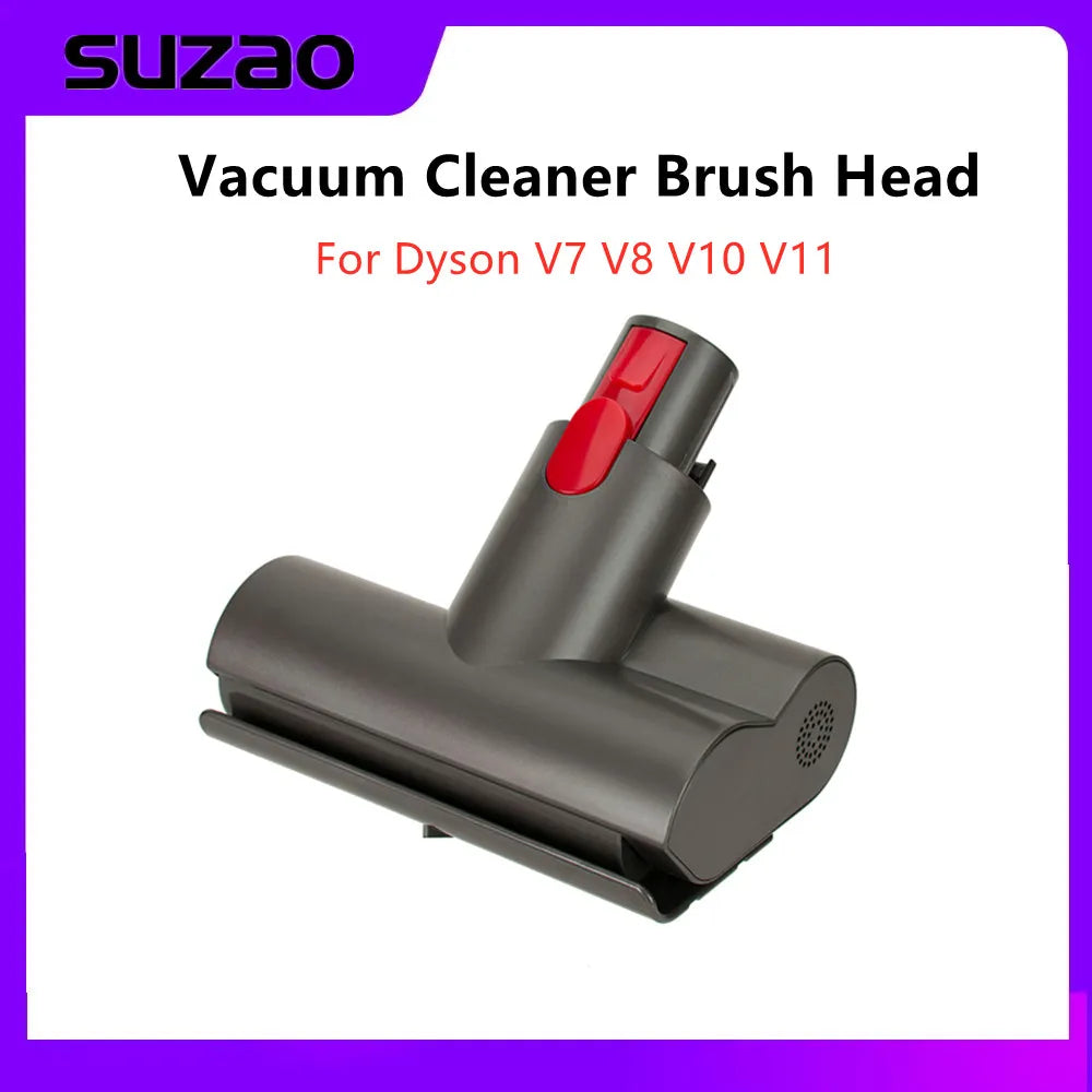Mini Motorized Tool Brush Head For Dyson V7 V8 V10 V11 Stick Vacuum Cleaner Mite Removal Suction Head Household Cleaning Tools