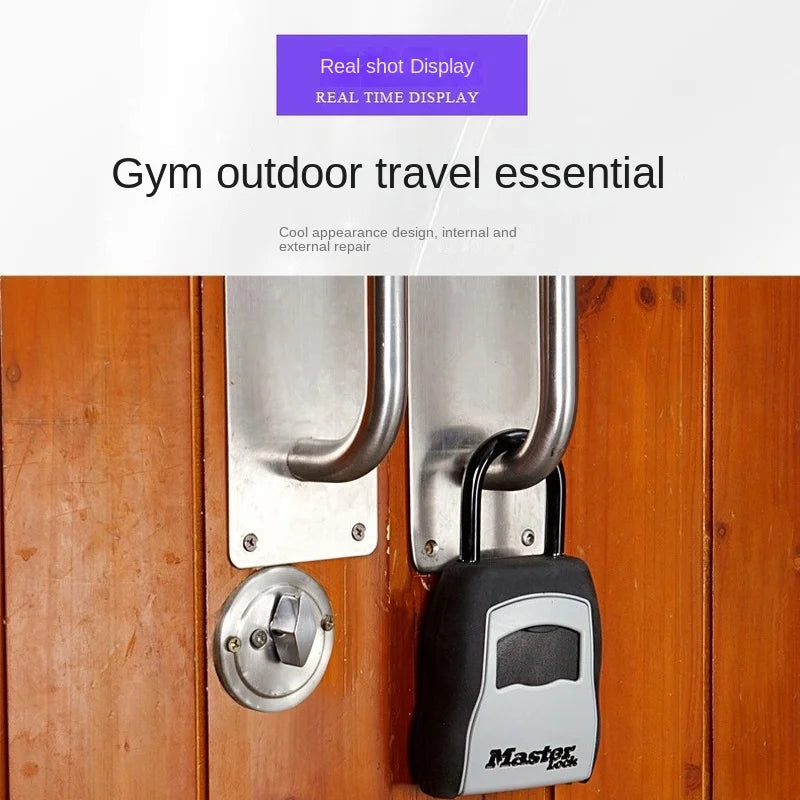 Master Lock Outdoor Key Safe Box Keys Storage Box Padlock Use Password Lock Alloy Material Keys Hook Security Organizer Boxes