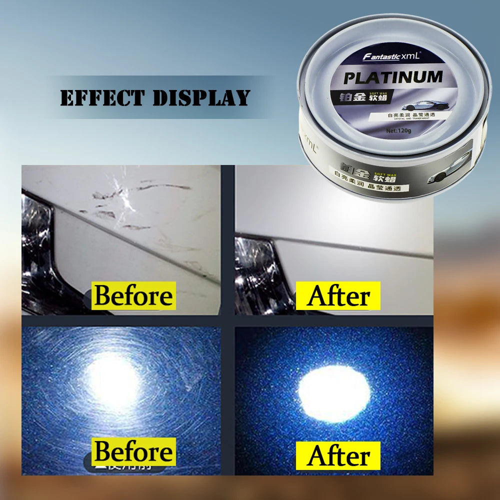 Car Wax Crystal Plating Set Auto Nano Ceramic Coating Scratch Removal Agent Car Wax Polishing Paste Maintenance Care Cream