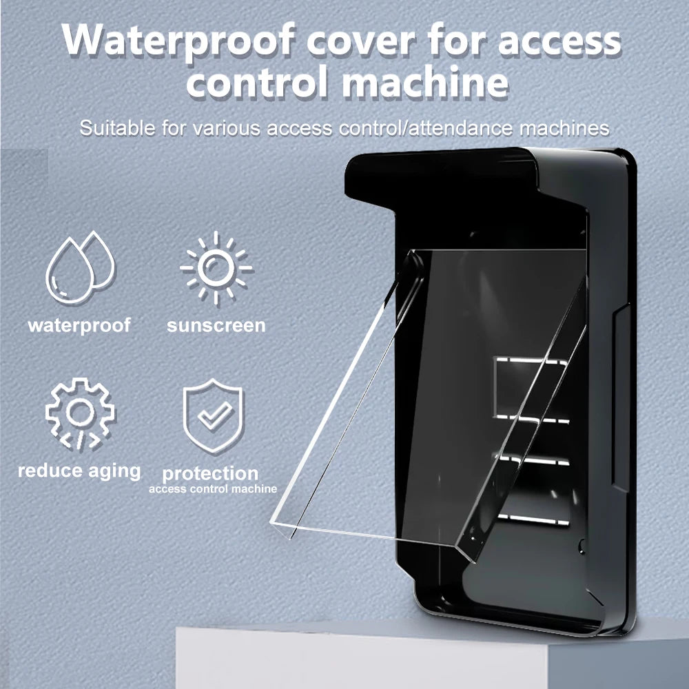 Outdoor Rain-Proof Cover for Access Control System Facial Recognition Device Door Intercom Rain Protection Waterproof Sunshade