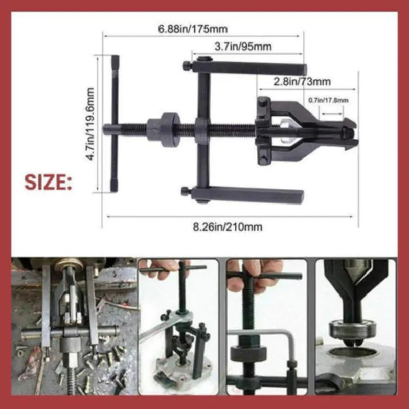 Labor-saving 3-Jaw separation bearing device Heavy Duty Machine Tool Car Diagnostic Tools Inner Bearing Puller Gear Extractor