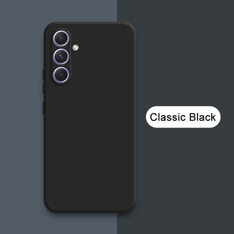 Original Square Liquid Silicone Phone Case for Samsung Galaxy A54 5G Camera Protective 360 Shockproof Cover SamsungA54 Housing