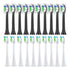 10Pcs Replacement Brush Heads for Philips HX6064 HX6930 HX6730 Sonic Electric Toothbrush Vacuum Soft DuPont Bristle Nozzles