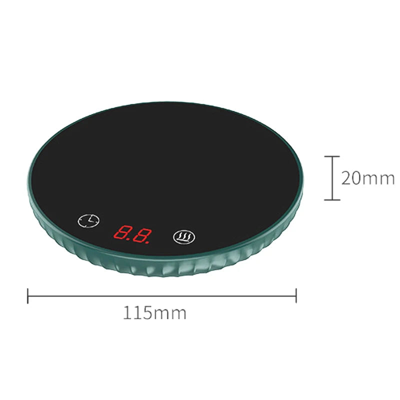 Electric Heating Coaster Beverage Milk Coffee Mat Tea Coffee Heater Warmer Mug Kitchen Service Cup Heating Coaster