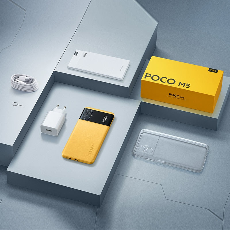 【World Premiere】POCO M5 Global Version Smartphone 64GB/128GB NFC MTK G99 Octa Core 90Hz 6.58" Display 50MP Camera 5000mAh