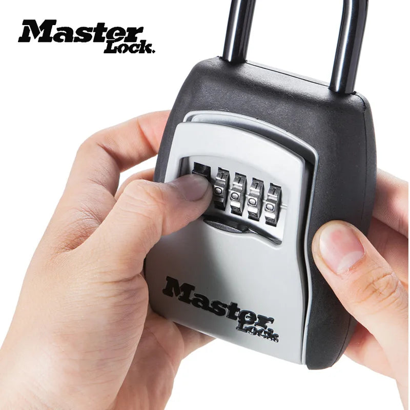 Master Lock Outdoor Key Safe Box Keys Storage Box Padlock Use Password Lock Alloy Material Keys Hook Security Organizer Boxes
