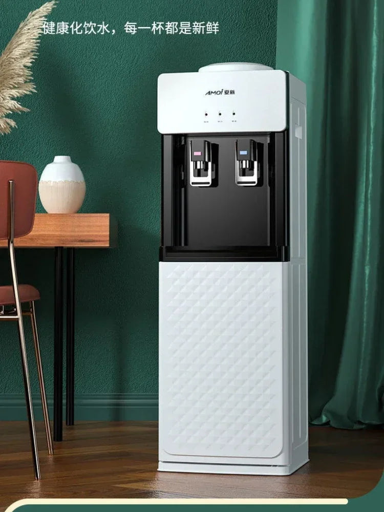 Water Despenser Dispenser Household Vertical Refrigeration Heating Desktop Small Office Barreled Automatic New Model Drinks 220v