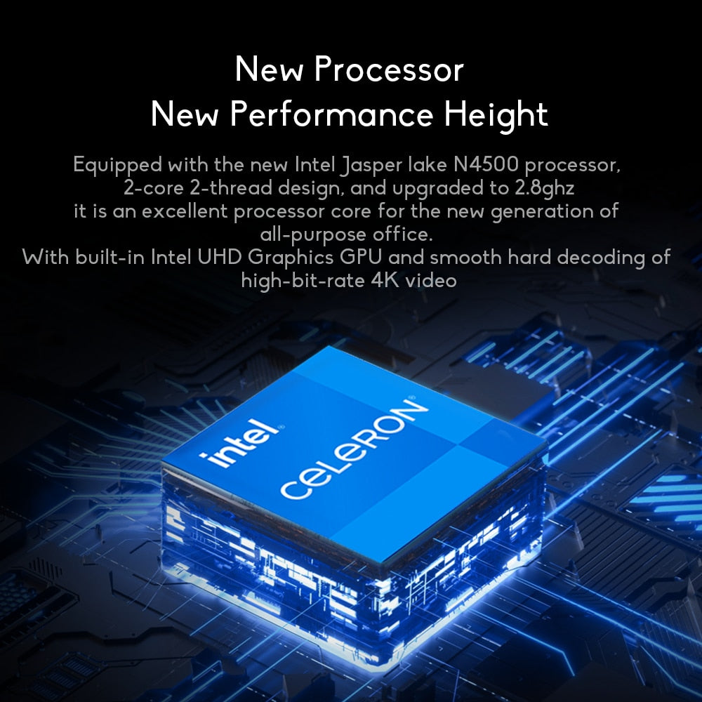 DERE R14 Laptop 14.1 Inch Intel Celeron N4500 12GB RAM 512GB SSD 1920 x 1200 Pc Laptop Windows 11 Notebook Computer