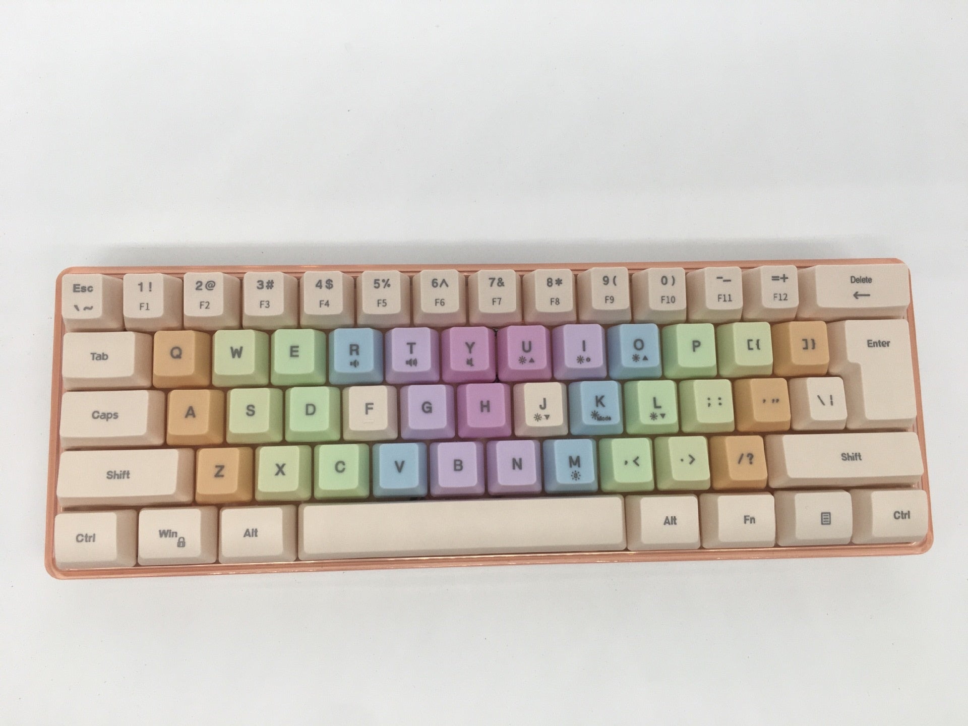 61 Key K401 for PC Laptop Desktop Wired Gaming Film Keyboard RGB Illuminated Keyboard 60% PC Gaming Keys