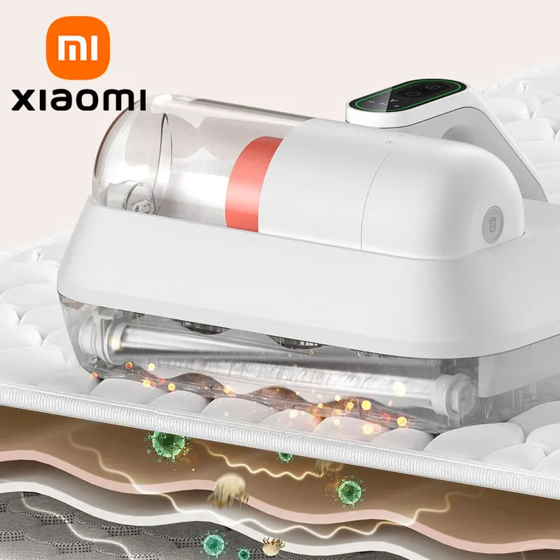 XIAOMI MIJIA Mite Remover Brush Pro Vacuum Cleaner 14kPa Home Bed Quilt UV Sterilization Disinfection Handheld Vacuum Cleaners